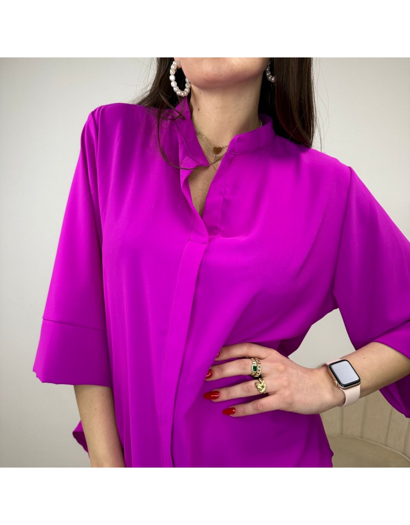 Blusa Basic Magenta